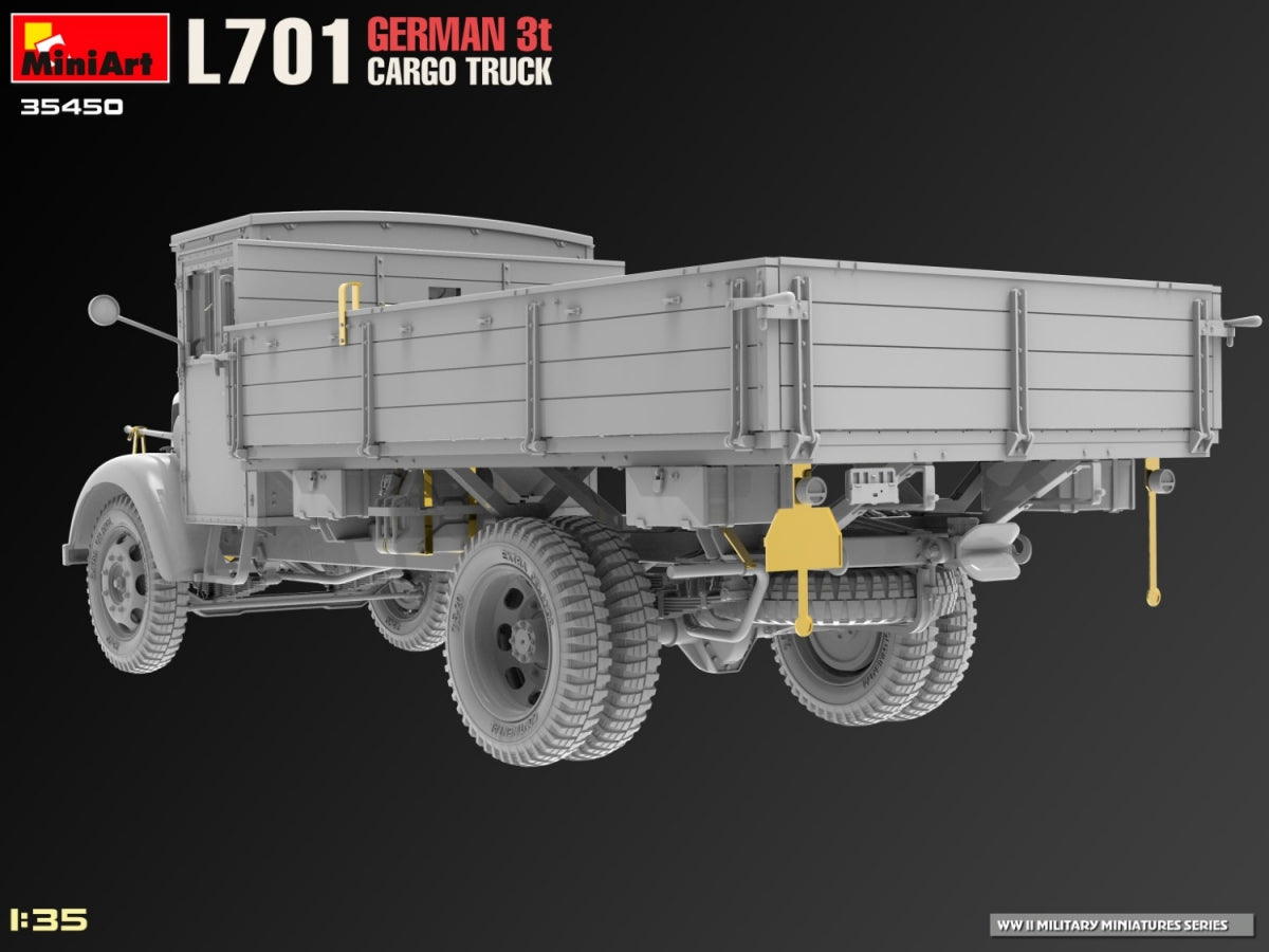 Miniart 35450 L701 GERMAN 3T CARGO TRUCK 1/35 – image 7