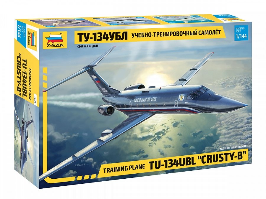 Zvezda 7036 Tupolev Tu-134UBL &amp;quot;Crusty-B&amp;quot; 1/144