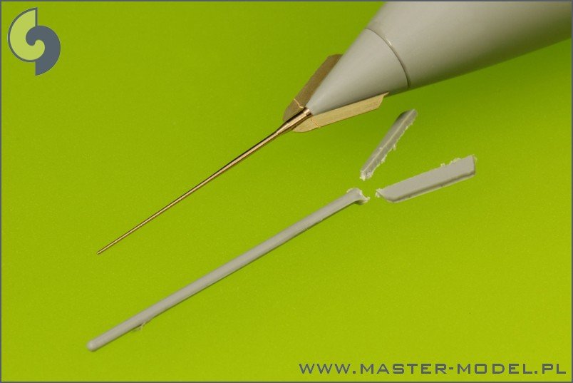 Master AM-48-075 SAAB JAS 39 Gripen - Pitot Tubes &amp;amp; Angle Of Attack probes 1/48 – imagen 5