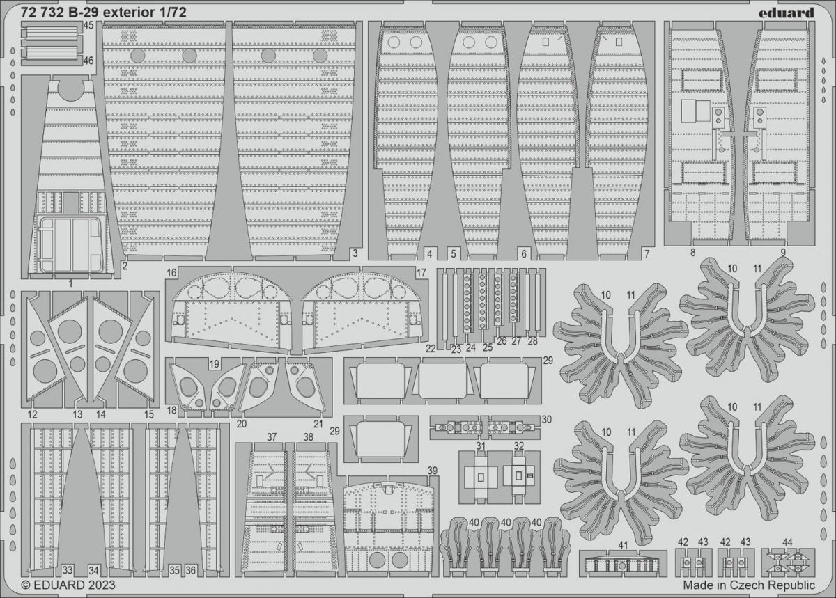 Eduard BIG72177 B-29 HOBBY 2000, ACADEMY 1/72 – Bild 3