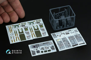 Quinta Studio QD+32262 Tornado IDS German 3D-Printed &amp; coloured Interior on decal paper (Revell) (with 3D-printed resin parts) 1/32