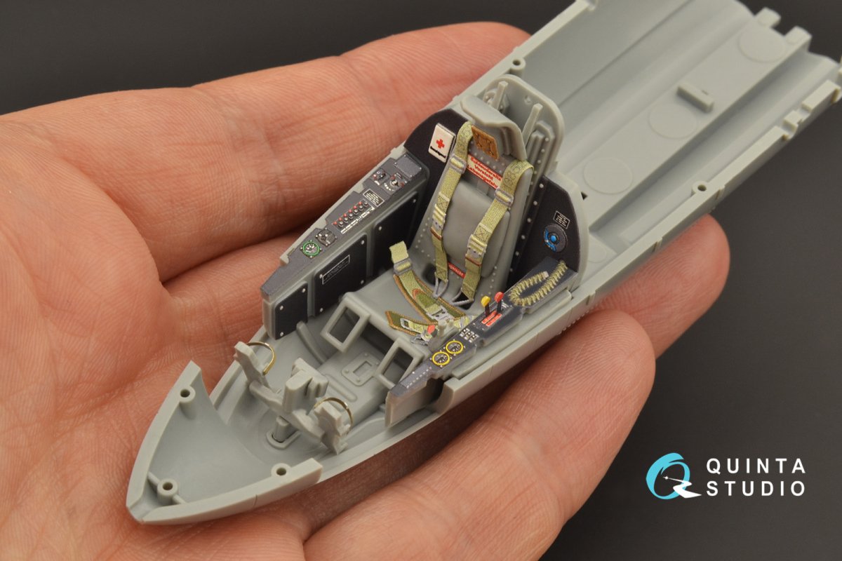 Quinta Studio QD32105 Ju EF 126/EF 127 3D-Printed &amp;amp; colored Interior on decal paper (Das Werk) 1/32 – image 4