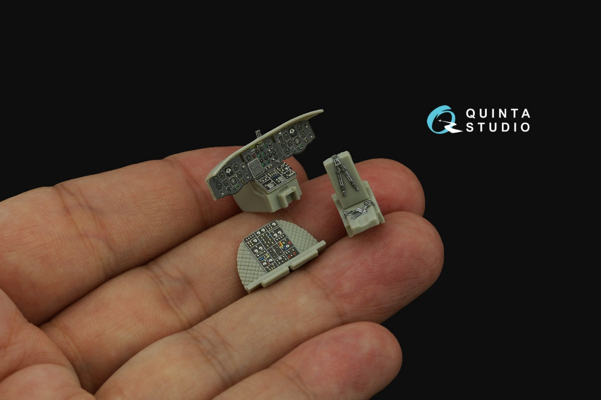 Quinta Studio QD72175 CH-47D 3D-Printed coloured Interior on decal paper (Trumpeter) 1/72 – immagine 10