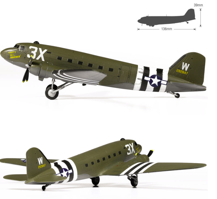 Academy 12633 USAAF C-47 Skytrain 1/144 – image 8
