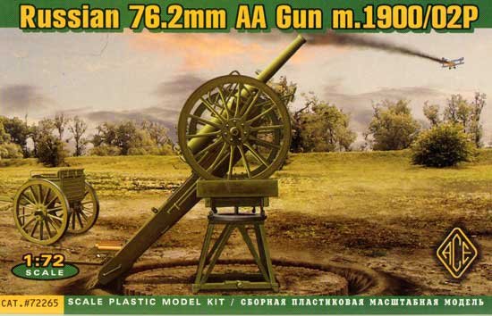 ACE 72265 3-inch AA gun m.1902 1/72