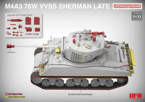 Rye Field Model 5133 M4A3 76W VVSS Sherman Late Upgrade Version 1/35 – image 3