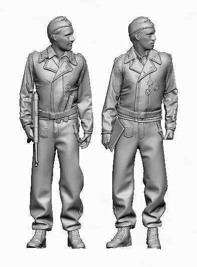 Glowel Miniatures 35042 WSS tank crew 1944-45 1/35 – immagine 2