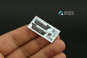 Quinta Studio QD48280 F/A-18C late 3D-Printed &amp;amp; coloured Interior on decal paper (HobbyBoss) 1/48 – immagine 11