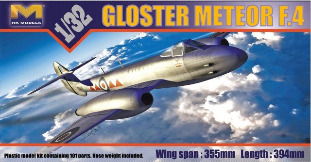 Maquette HK Models 01E06 Gloster Meteor F.4 (1/32)