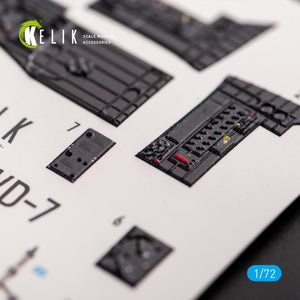 KELIK K72052 JUNKERS JU87D-3N/D-7 - INTERIOR 3D DECALS FOR FUJIMI/HOBBY 2000 KIT 1/72 – Bild 2