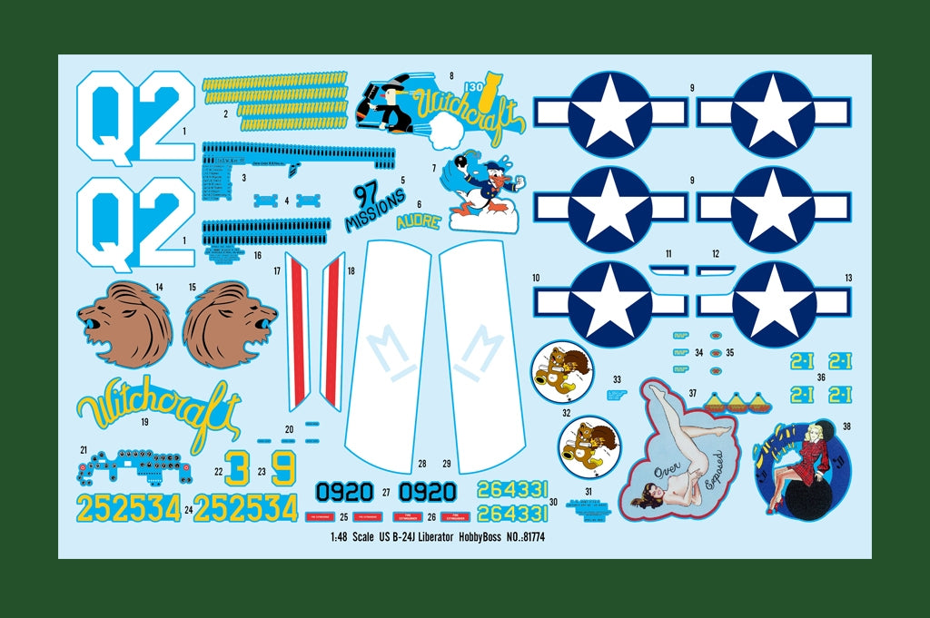 Hobby Boss 81774 Consolidated B-24J Liberator 1/48 – Bild 3