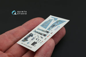 Quinta Studio QD48067 Su-25 3D-Printed &amp;amp; coloured Interior on decal paper (for KP kit) 1/48 – immagine 3
