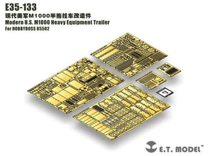 ET Model E35-133 Modern US M1000 Heavy Equipment Trailer (For HOBBY BOSS 85502) (1/35)