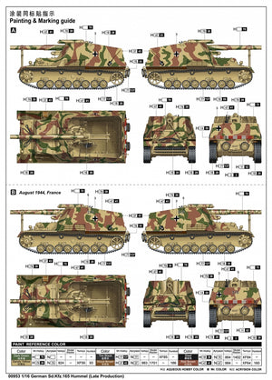 Trumpeter 00953 German Sd.Kfz.165 Hummel Late Production 1/16 – Bild 4