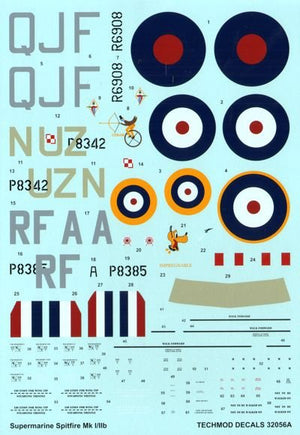 Techmod 32056 Spitfire Mk I/IIb 1/32