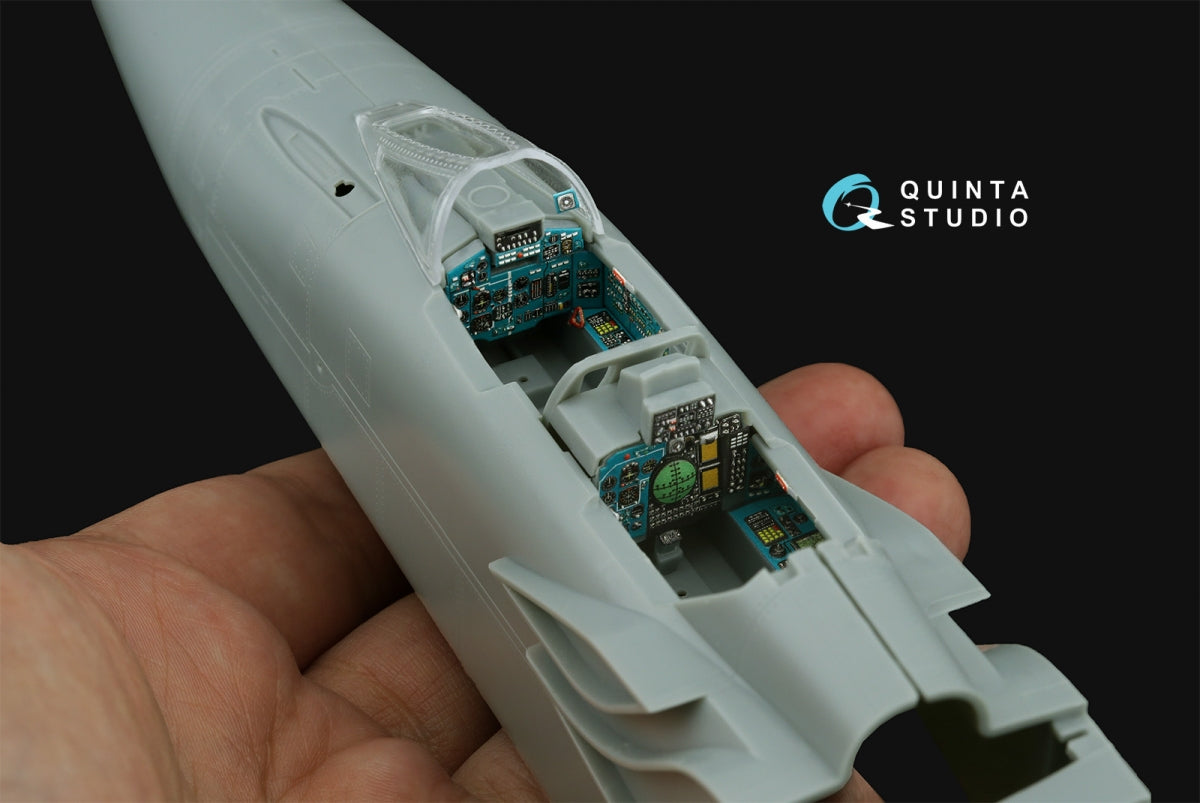 Quinta Studio QDS-48504 MiG-31B 3D-Printed &amp;amp; colored Interior on decal paper (Hobby Boss) (Small version) 1/48 – image 9