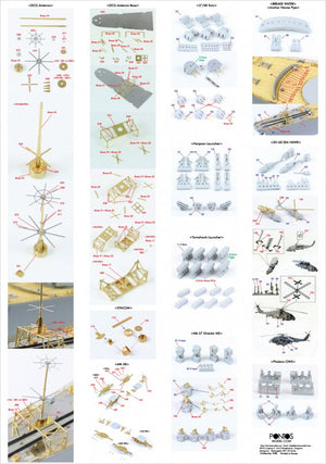 Pontos 35009F1 USS BB-63 Missouri 1991 Detail Up Set 1/350 – Bild 3