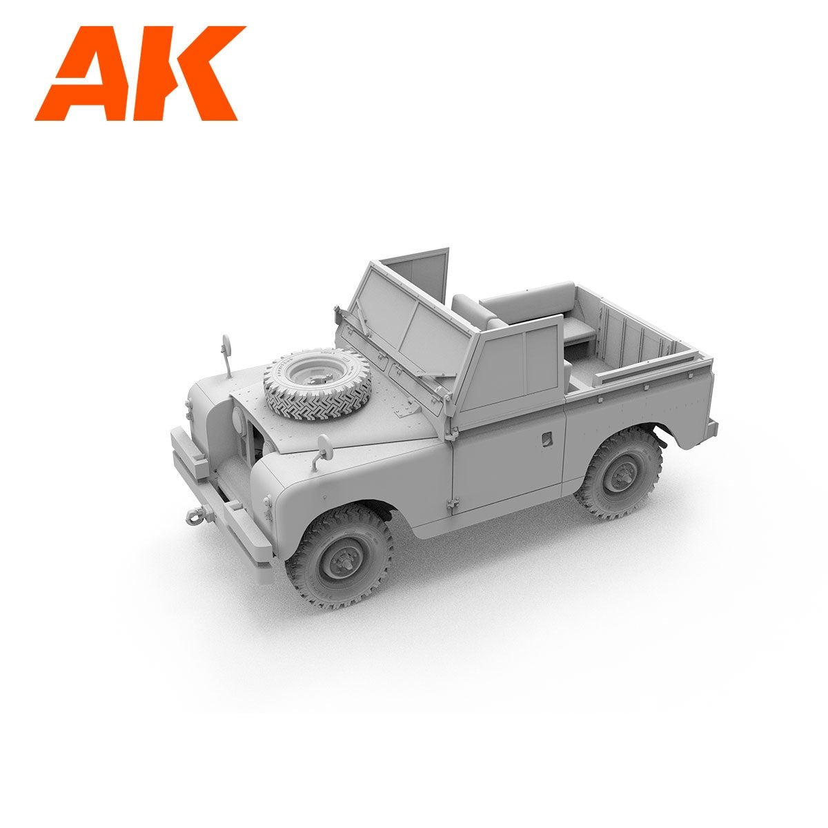AK Interactive AK35012 LAND ROVER 88 SERIES IIA ROVER 8 1/35 – zdjęcie 3