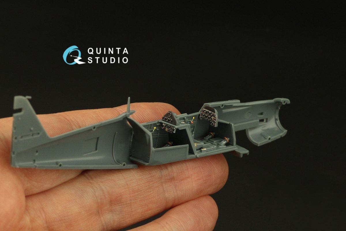 Quinta Studio QD72064 Avia CS-199 3D-Printed &amp;amp; coloured Interior on decal paper (Eduard) 1/72 – imagen 5