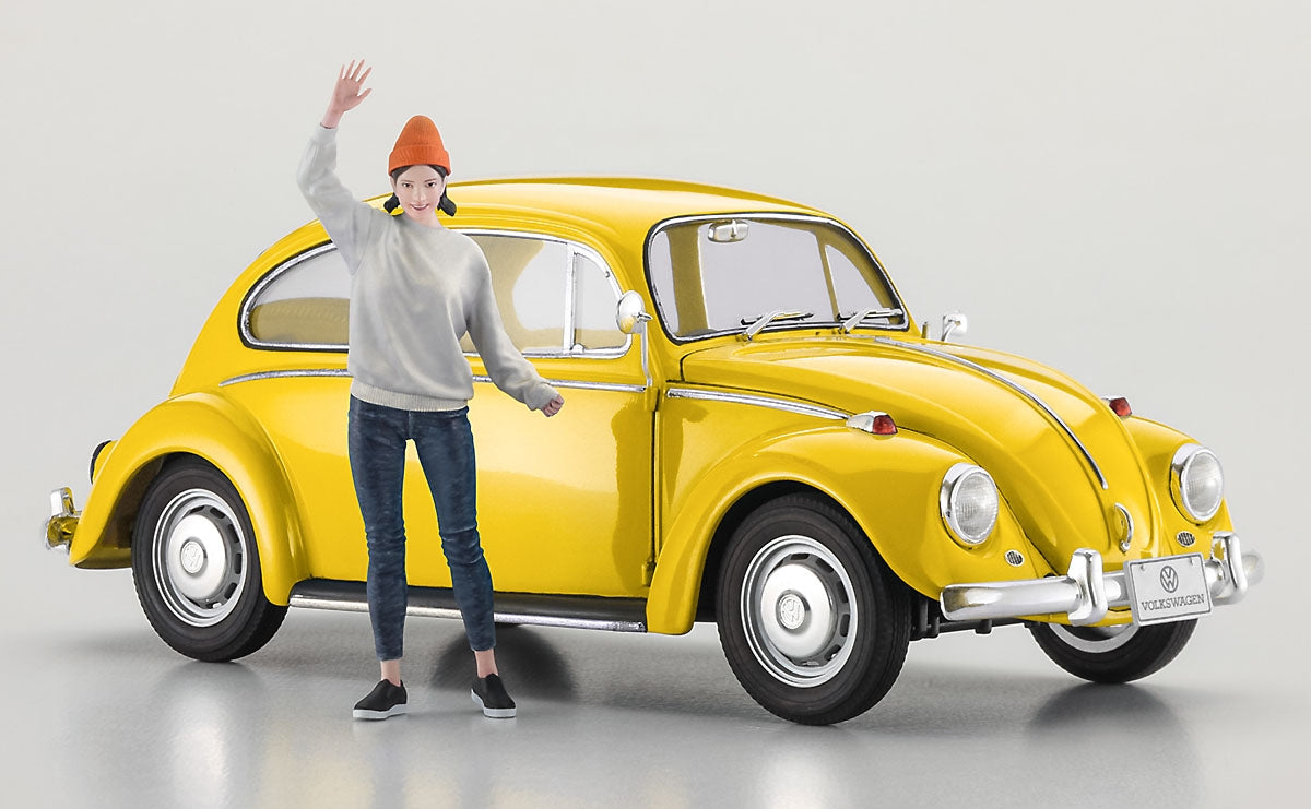 Hasegawa SP620 Volkswagen Beetle Type 1 (1967) with Girl&amp;#39;s Figure 1/24 – image 2