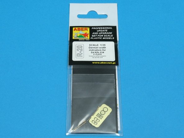 Aber R-20 German with indicators for Sd.Kfz.234 - 4 pcs. 1/35 – immagine 3