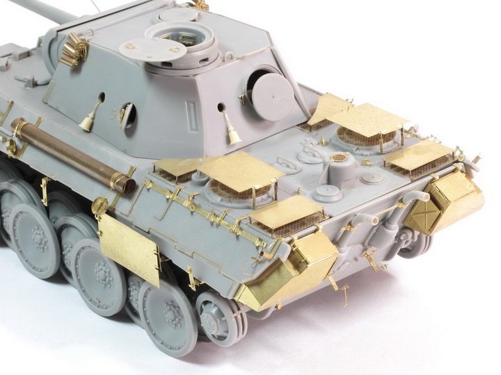 E.T. Model EA35-061 WWII German Additional Armor Plates for Panther D/A/G For DRAGON Smart Kit 1/35 – Bild 2