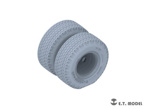 E.T. Model P35-119 US M747 Heavy Equipment Semi-Trailer Sagged wheels For Meng Kit 1/35 – Bild 2