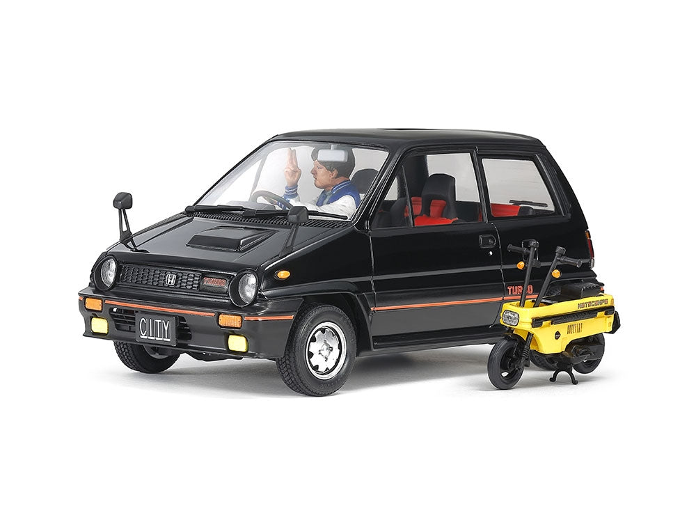 Tamiya 24369 Honda City Turbo with Motocompo 1/24 – Bild 2