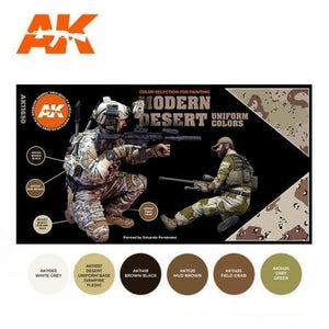 AK Interactive AK11630 MODERN DESERT UNIFORM COLORS – immagine 2
