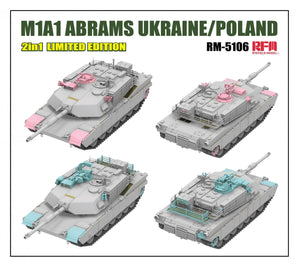 Maquette Rye Field Model 5106 M1A1 Abrams Ukraine/Pologne - Édition limitée 2 en 1 au 1/35  – image 2