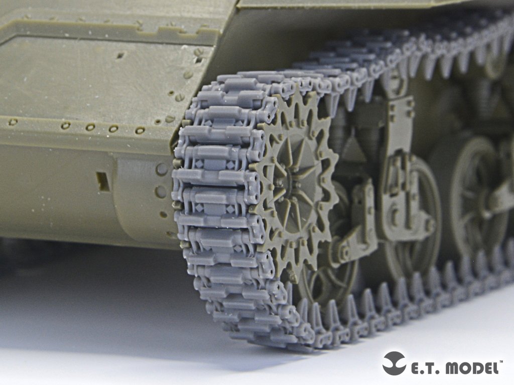 E.T. Model P35-039 WWII US ARMY M3/M5 Stuart Light Tank T36E6 Workable Track ( 3D Printed ) 1/35 – Bild 6