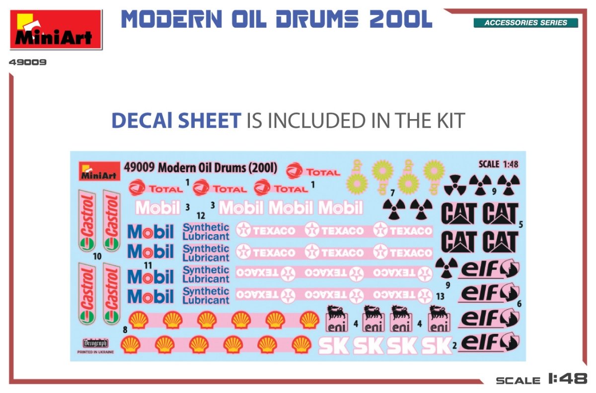 MiniArt 49009 MODERN OIL DRUMS 200L 1/48 – image 2
