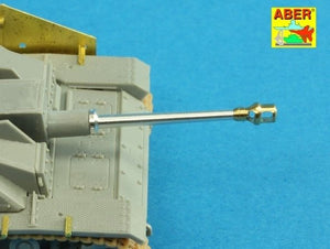 Aber 72L-53 Lufa do niemieckich dział pancernych StuG.III, Ausf.G wersja wczesna / German StuK.40 L/48 7,5 cm Barrel early model muzzle brake for StuG. III Ausf.F/8 and StuG. III Ausf.G early 1/72 – imagen 3