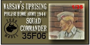ToRo Model 35F06 Powstanie Warszawskie - dowódca oddziału / Warsaw Uprising 1944 - Squad commander 1/35 – zdjęcie 2