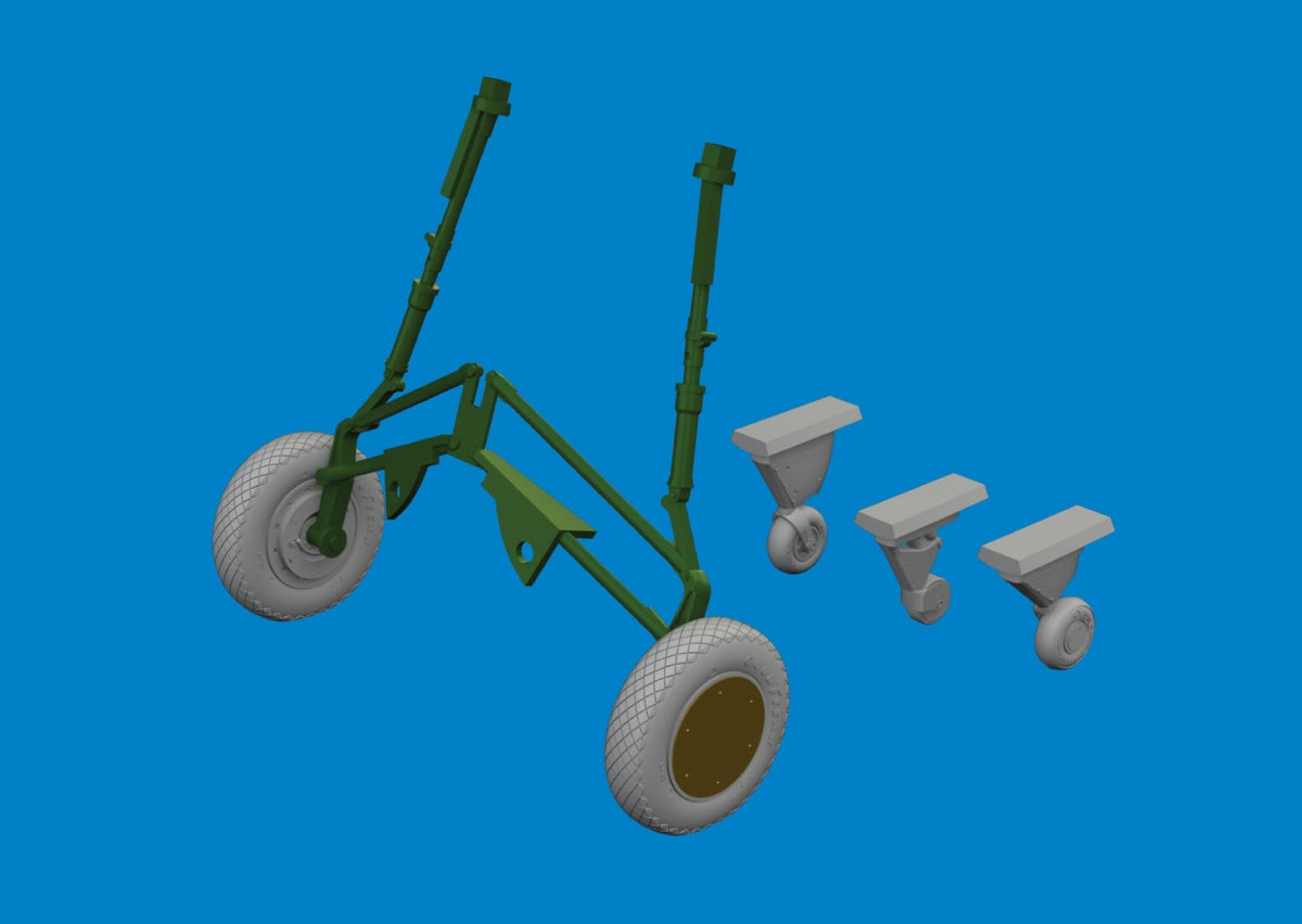 Eduard 6481090 F4F-4 wheels late ACADEMY 1/48