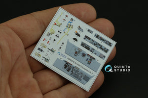 Quinta Studio QD48238 Su-24M 3D-Printed &amp;amp; colored Interior on decal paper ( Trumpeter ) 1/48 – image 11
