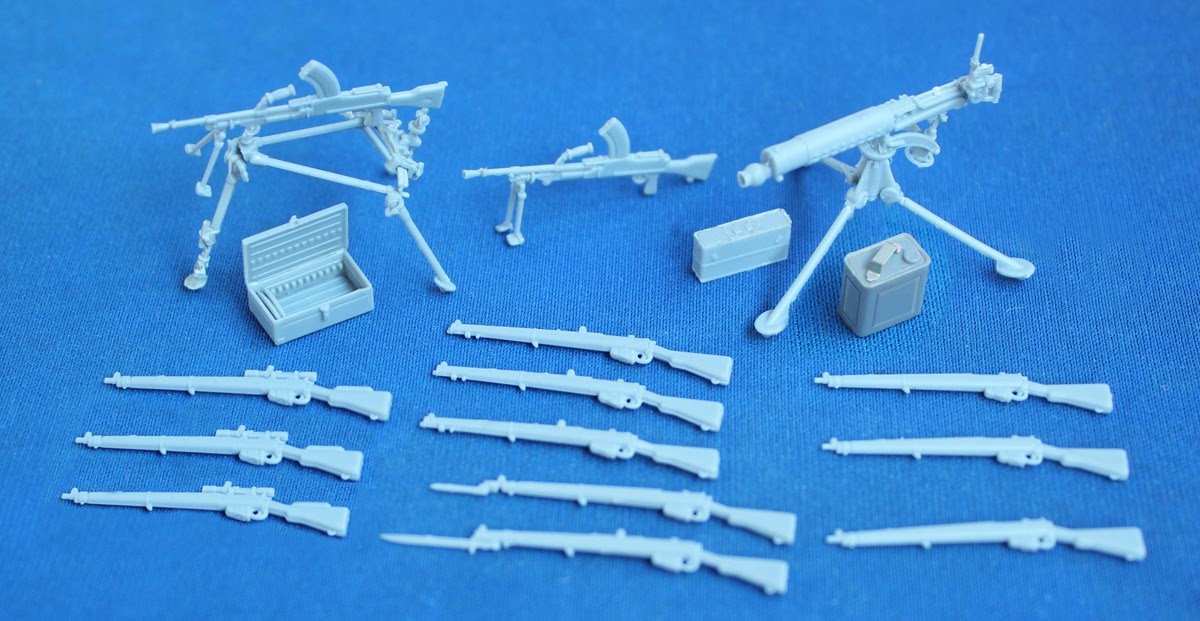 Riich Models RE30011 British Commonwealth Weapon Set B (1939-1945) 1/35 – zdjęcie 2