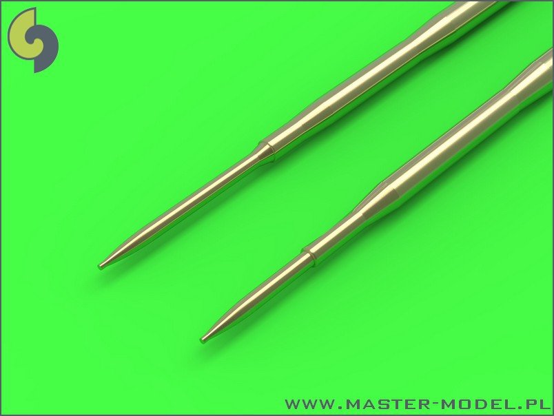 Master AM-72-072 MiG-17PF (Fresco D) - 23mm gun barrels set &amp;amp; Pitot Tubes – zdjęcie 2