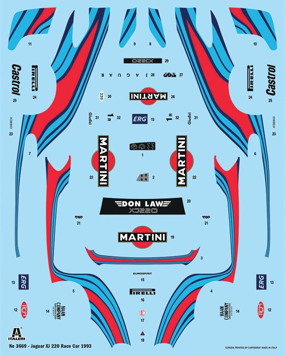Italeri 3669 Jaguar XJ 220 Racing 1/24 – Bild 4