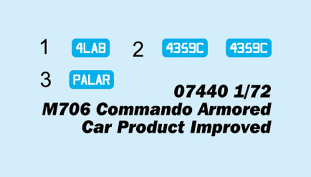 Trumpeter 07440 M706 Commando Armored Car Product Improved 1/72 – Bild 4