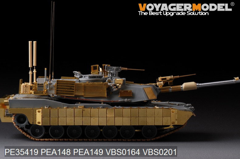 Voyager Model PEA149 Modern US Army M1A2 TUSK Slat Armour (For DRAGON 3536) 1/35 – Bild 2