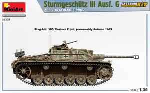 Mini Art 35338 Sturmgeschutz III Ausf. G APRIL 1943 ALKETT PROD. INTERIOR KIT 1/35 – imagen 9
