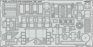 Eduard 49963 He 111H-16 radio compartment 1/48 ICM – Bild 2