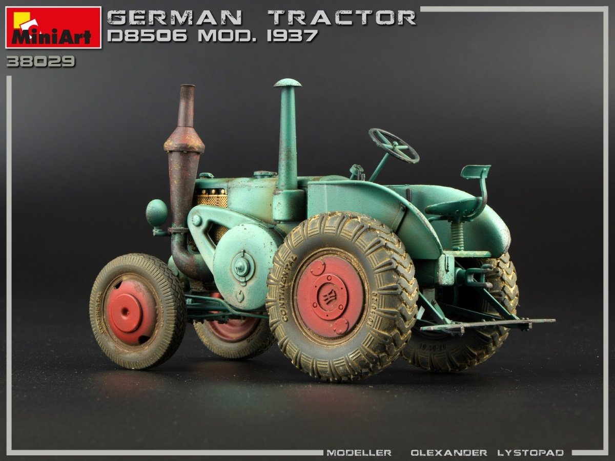 MiniArt 38029 GERMAN TRACTOR D8506 MOD. 1937 1/35 – immagine 3