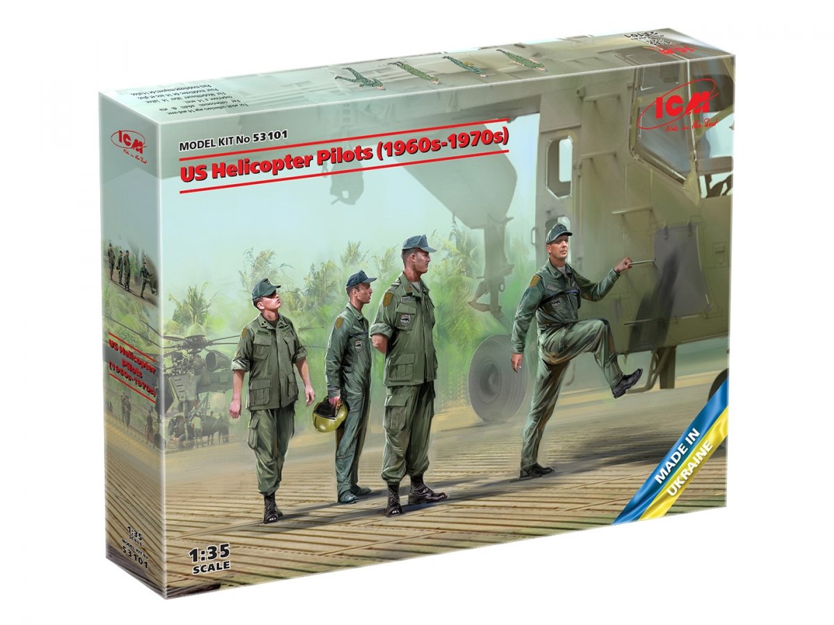 ICM 53101 US Helicopter Pilots (1960s-1970s) 1/35 – zdjęcie 2