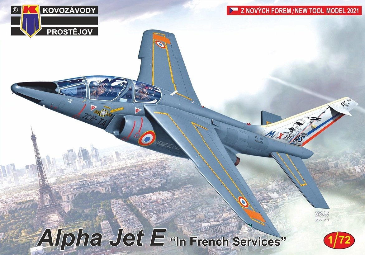 Kovozavody Prostejov KPM0264 Alpha Jet E "Dans les Services Français" 1/72