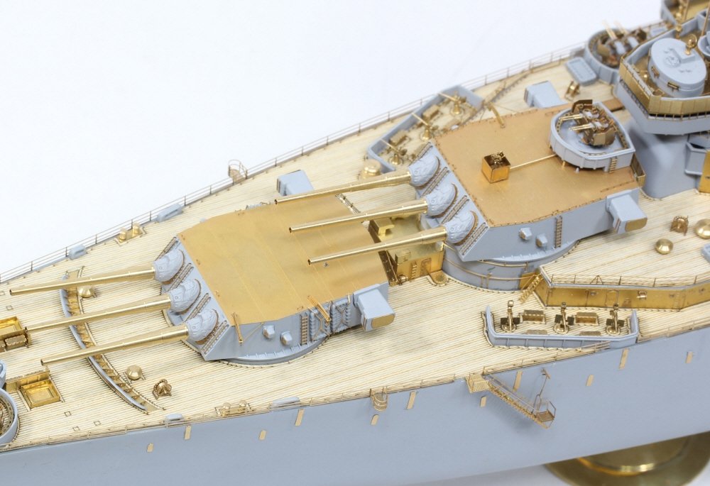 Pontos 37026FN USS BB-63 Missouri 1945 Advanced Detail Up Set (Teak tone stained wooden deck) 1/350 – zdjęcie 4