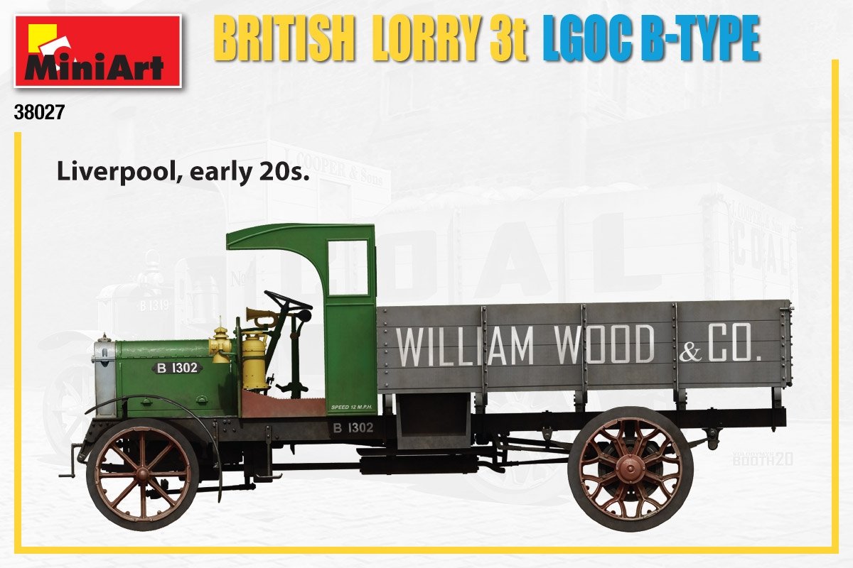 MiniArt 38027 BRITISH LORRY 3T LGOC B-TYPE 1/35 – image 4