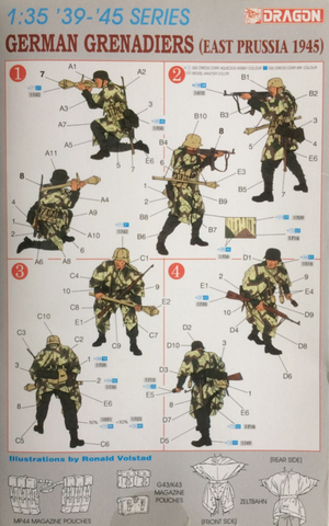 Dragon 6057 German Grenadiers East Prussia 1945 1/35 – Bild 2