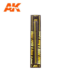 AK Interactive AK9107 BRASS PIPES 0.8MM Ø. 5 UNITS. – imagen 2